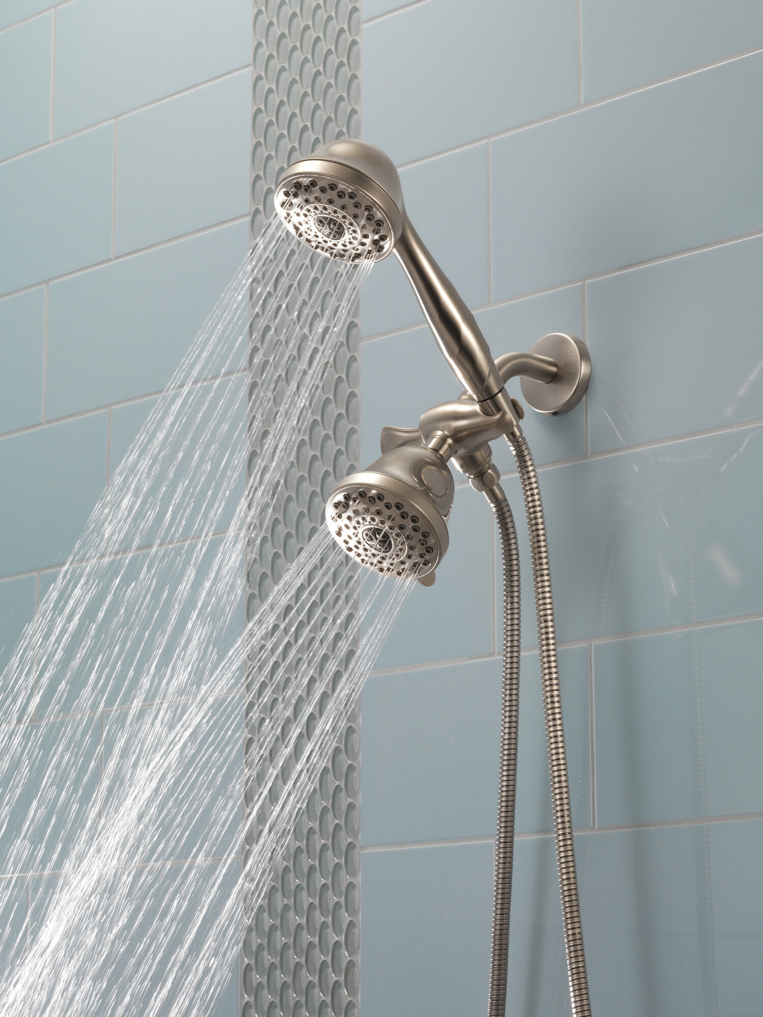 U495D-SS60-PK Шланг для ручного душа 60–80 дюймов Delta Faucet Universal Showering Нержавеющая сталь  - Вид №11