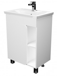 У76056 Тумба Nuvo 70Н 1д. Белый глянец 1 Marka NUVO