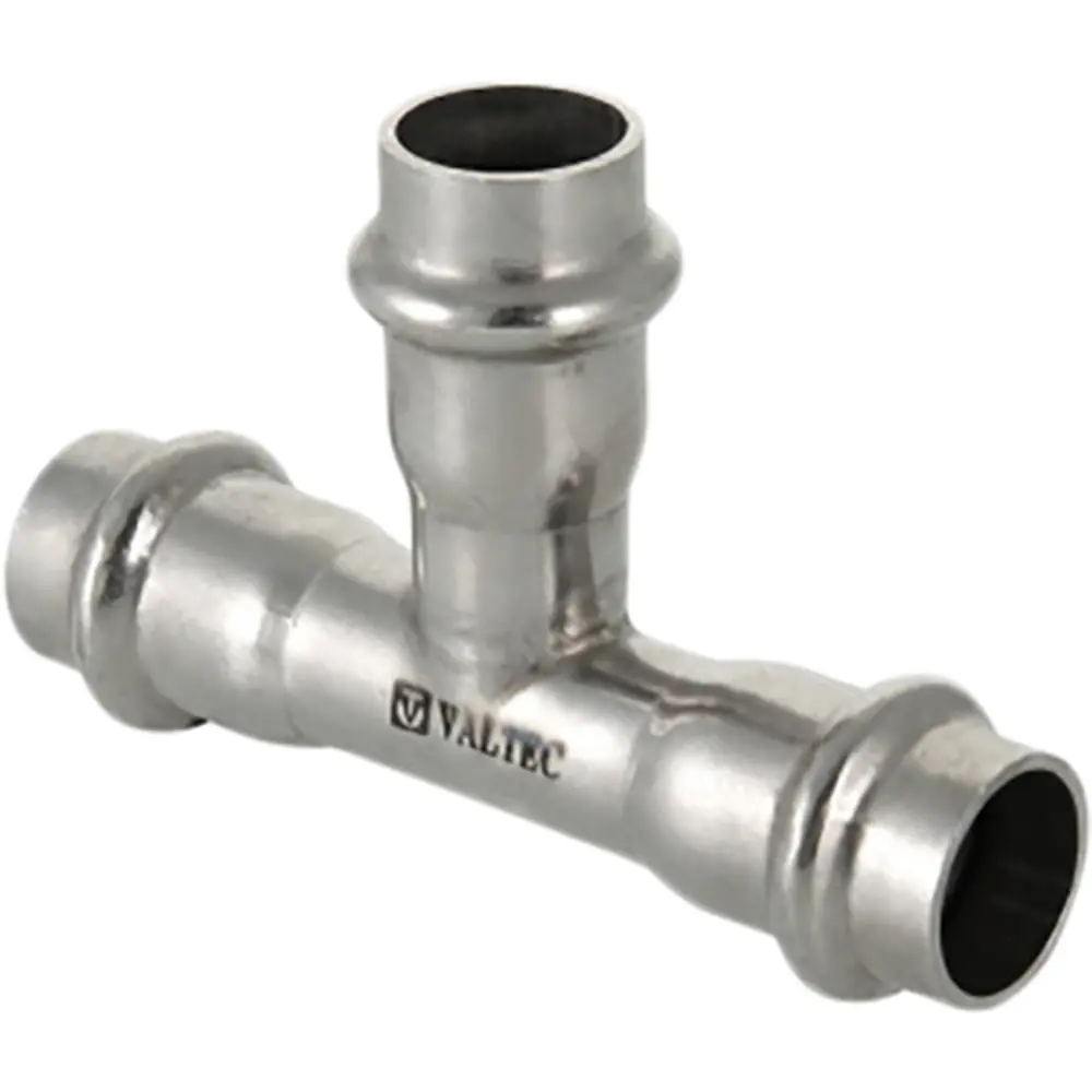 Тройник переходной Valtec 28x22x28 мм нержавеющая сталь STLM-2057276