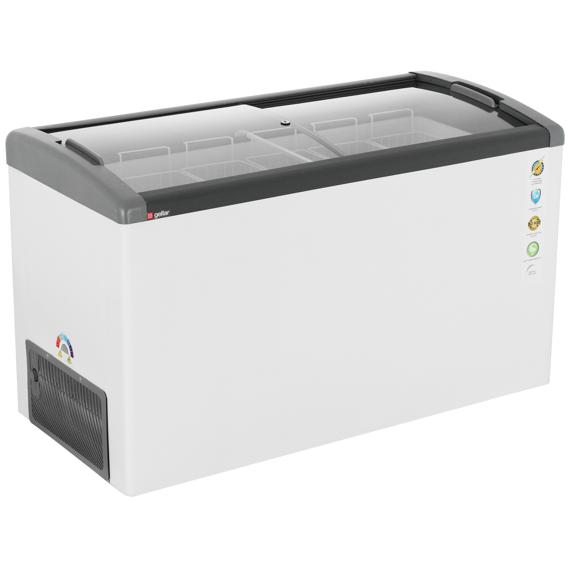 1229611 Морозильный ларь Frostor Gellar FG 575 E белый, серый STDN-0000349 - Вид №5
