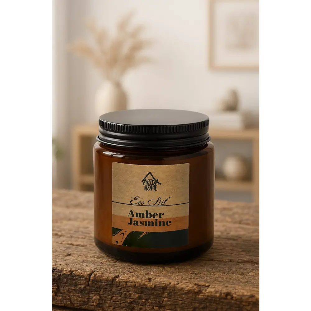 Свеча в стакане ароматизированная Eco Stil Амбра и жасмин ARIDA HOME STLM-2087617 - Вид №6