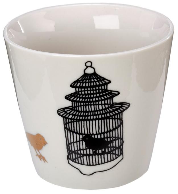 Pols Potten Кружка фарфоровая Freedom birds 230-400-175  - Вид №6