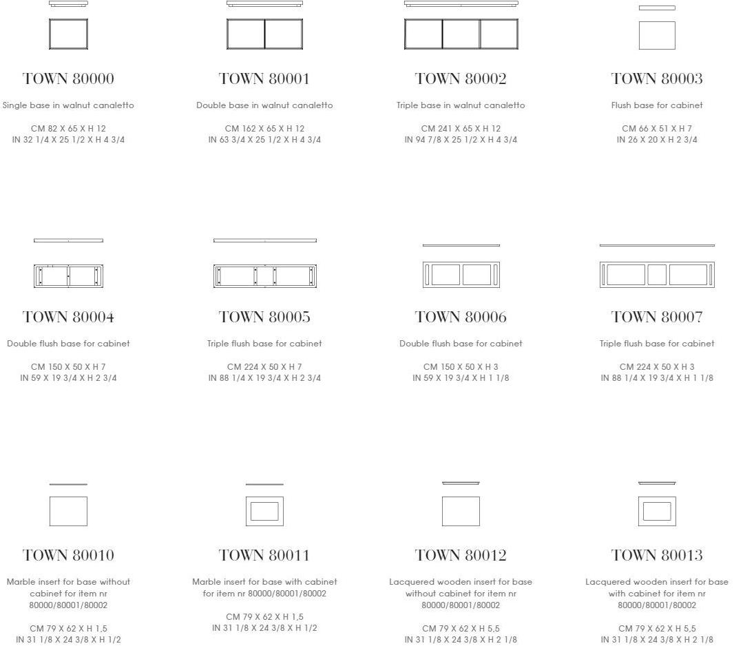 Giorgetti Модульный шкаф из дерева с ящиками Town sun-id-1378110 - Вид №7