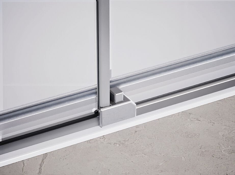 Стеклянная угловая душевая кабина с раздвижной дверью Gruppo Geromin Forty Plus ARCH-00067912 - Вид №3