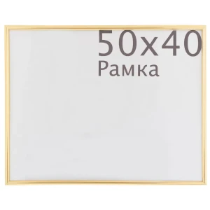 Рамка Decoline 50х40 см пластик цвет золото