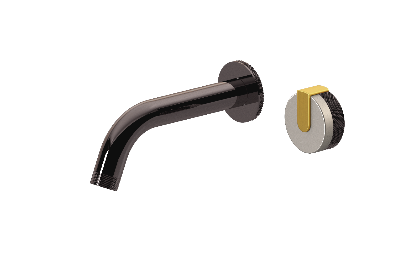 E-11535-R1BNi-L1BAU-OX Настенный прогрессивный смеситель скрытого монтажа для раковины GRAFF MOD+