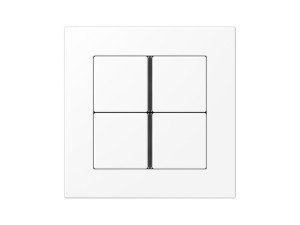 Матовый альпийский белый четырехъядерный переключатель F40