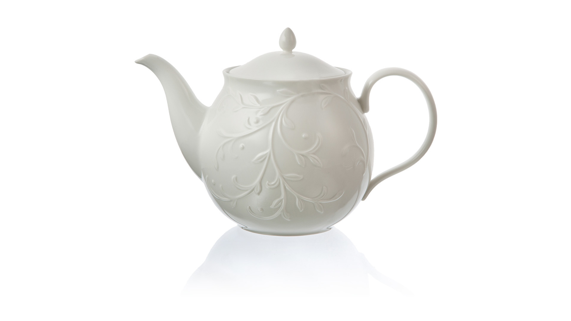 10671886 Lenox Сервиз чайный Lenox Чистый опал, рельеф на 6 персон 15 предметов Фарфор  - Вид №1