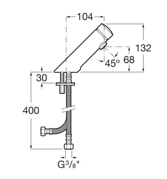 Смеситель для умывальника с ограничителем температуры Roca Avant ARCH-00016495 - Вид №1