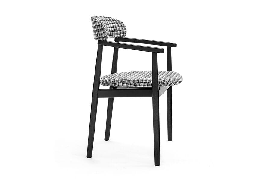 Деревянный мягкий стул с подлокотниками HC28 maison NOTCH ARCH-00059230 - Вид №1