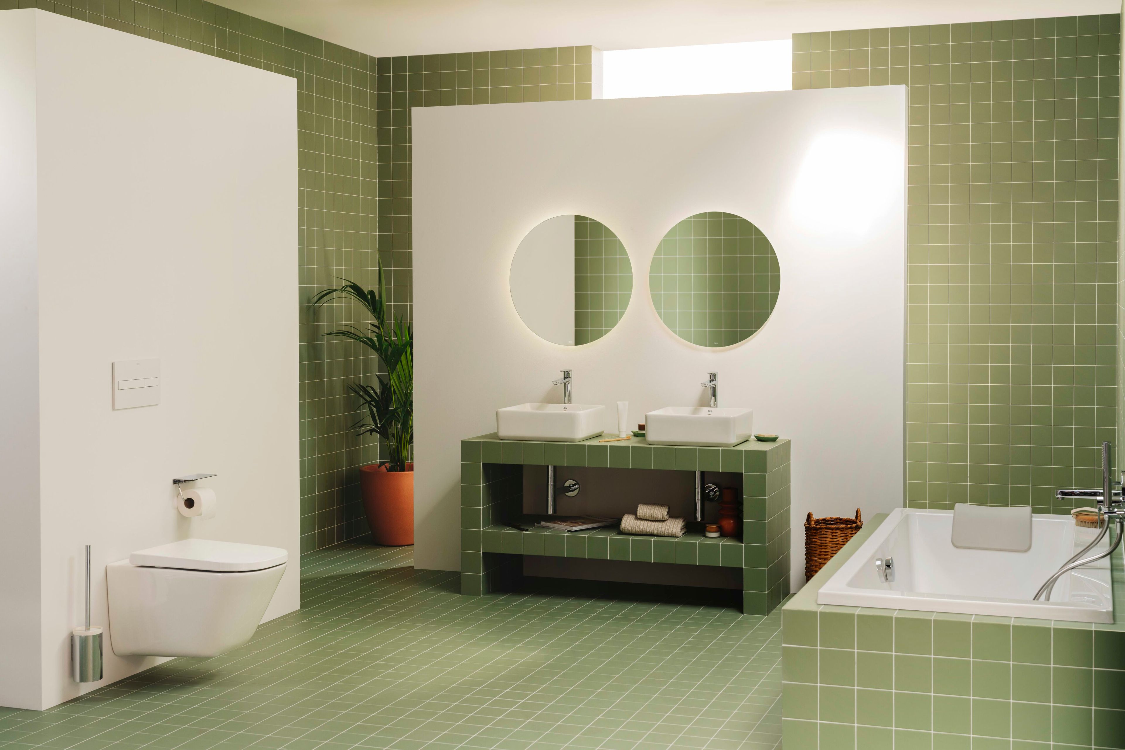 Фарфоровая столешница квадратная раковина Roca The Gap ARCH-00059294 - Вид №3