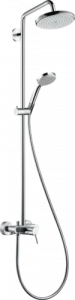 27222000 Croma Showerpipe 220 1jet с однорычажным смесителем Hansgrohe