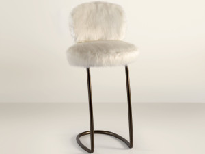 Консольный стул с мягким сиденьем