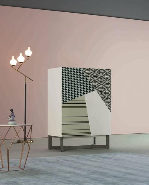 Bonaldo Буфет из лакированной древесины с распашными дверцами Doppler sun-id-1480141 - Вид №3