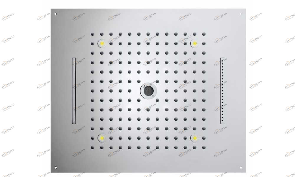 H38909 Потолочный & настенный душ Dream 4 Sprays - RGB CROMOTHERAPY BOSSINI 