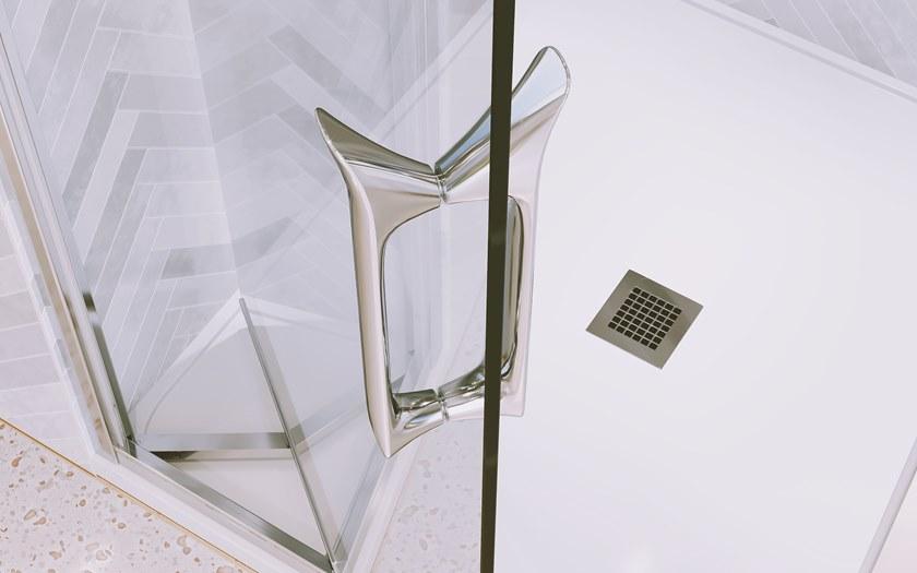 Flair Showers Распашная стеклянная дверь для душа Eto Etoif90sc - Вид №5