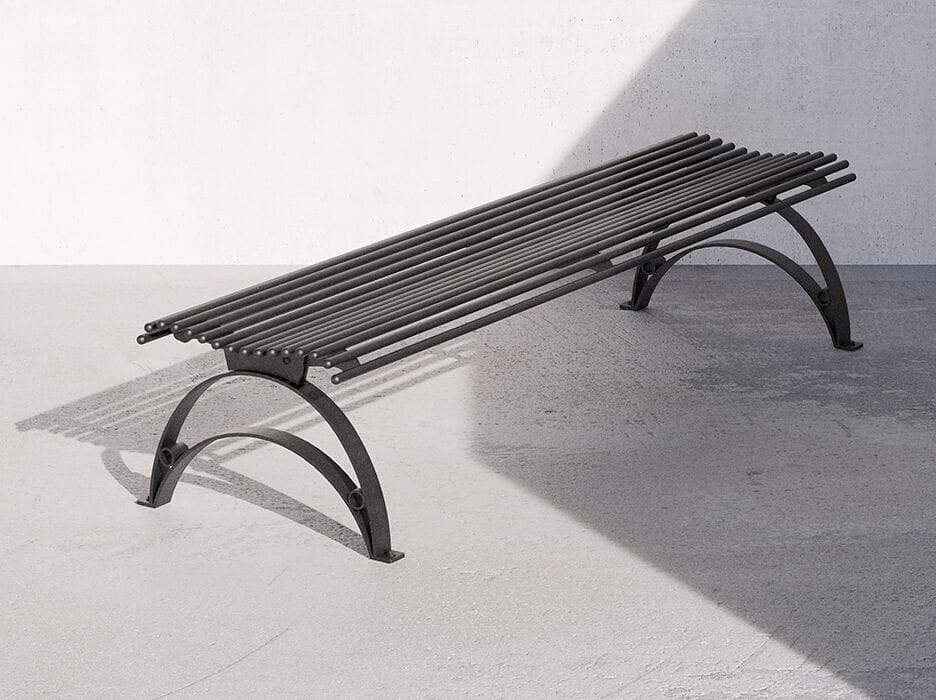 Металлическая скамья без спинки DIMCAR ARCH-00128720 - Вид №1
