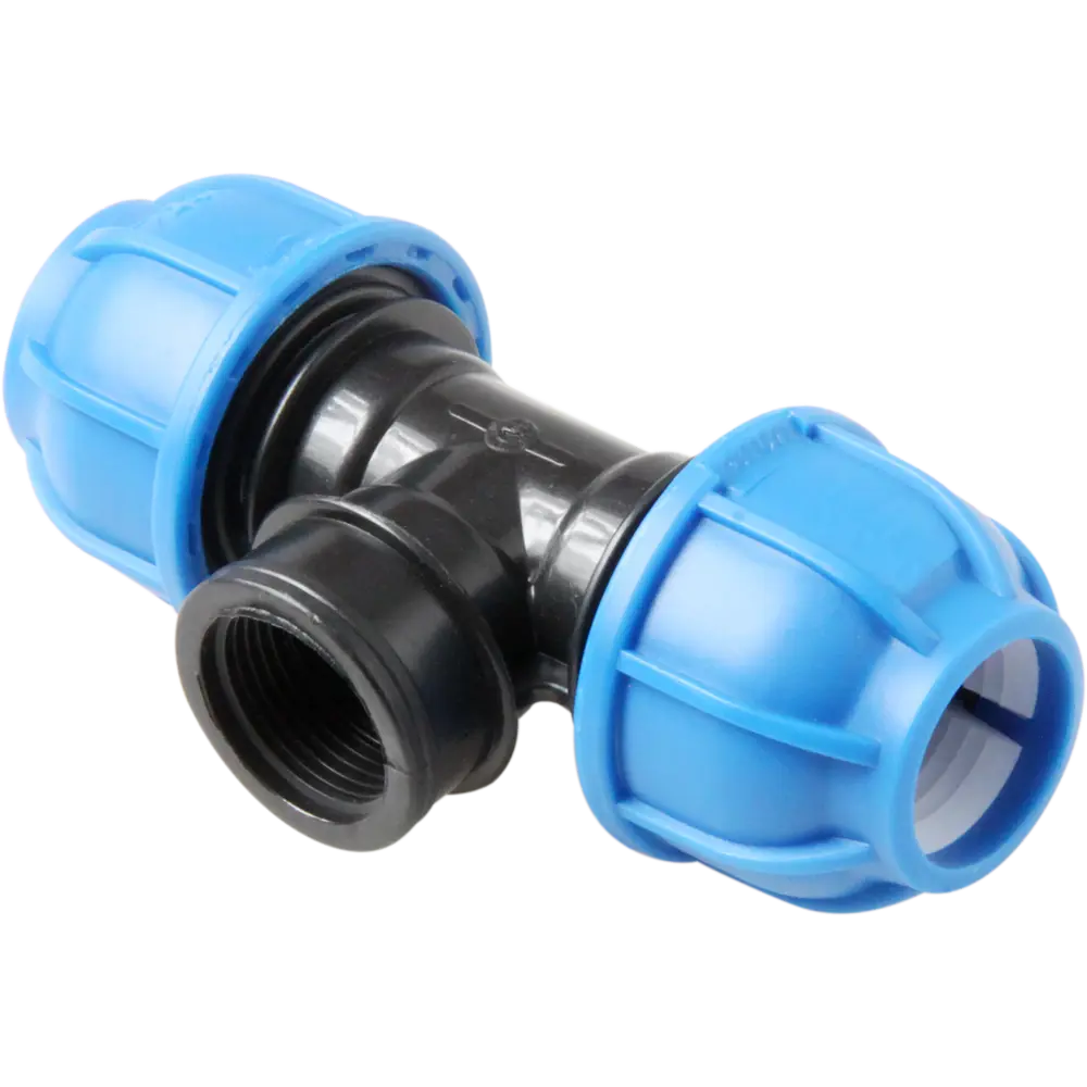 Тройник ПНД Unio ø1/2"х20х20 мм внутренняя резьба STLM-2177171