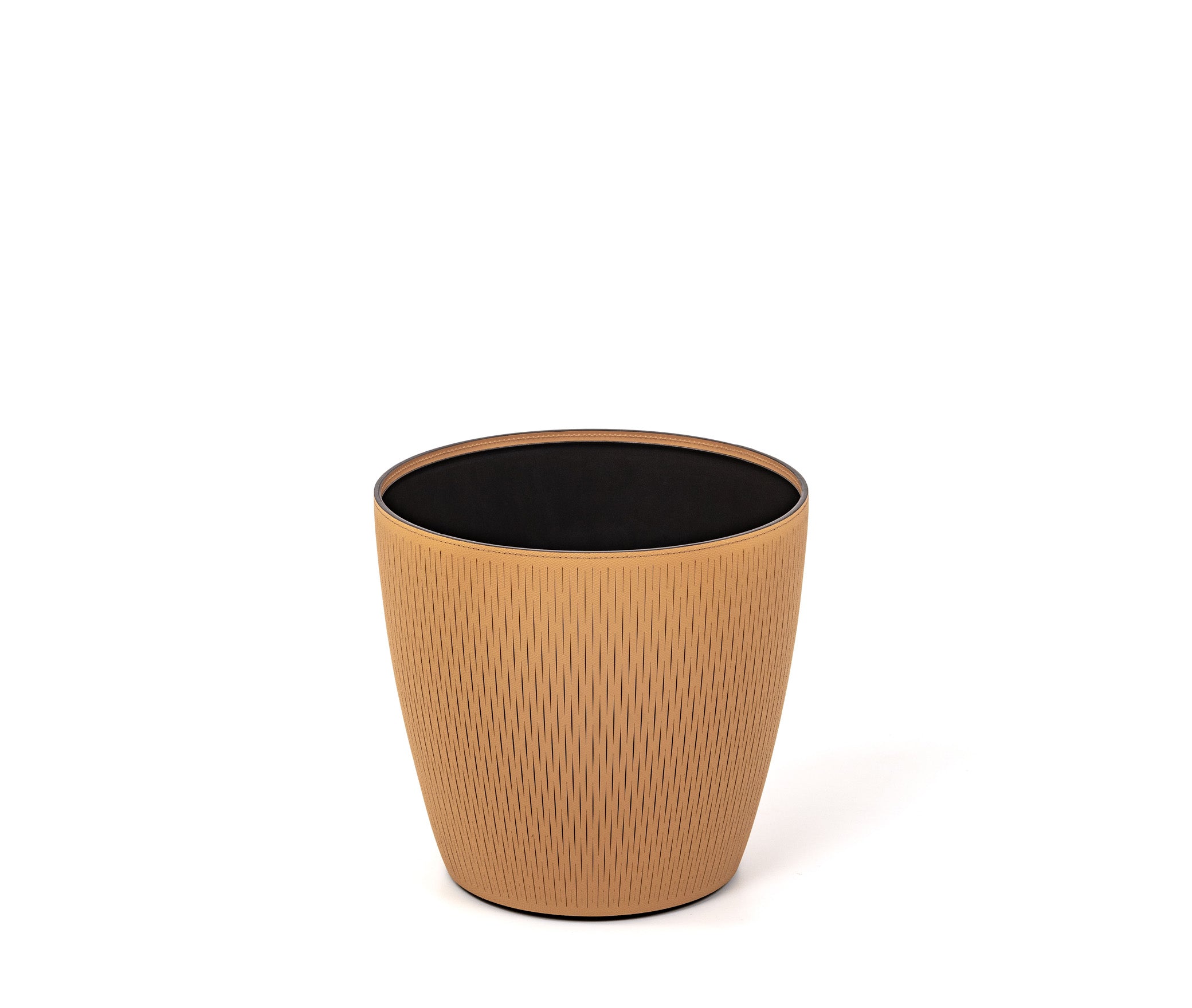 Цветочный горшок Silvy - Ø 30XH28 см / регенерированная зернистая кожа_coffee Pinetti 00.2063.083.015