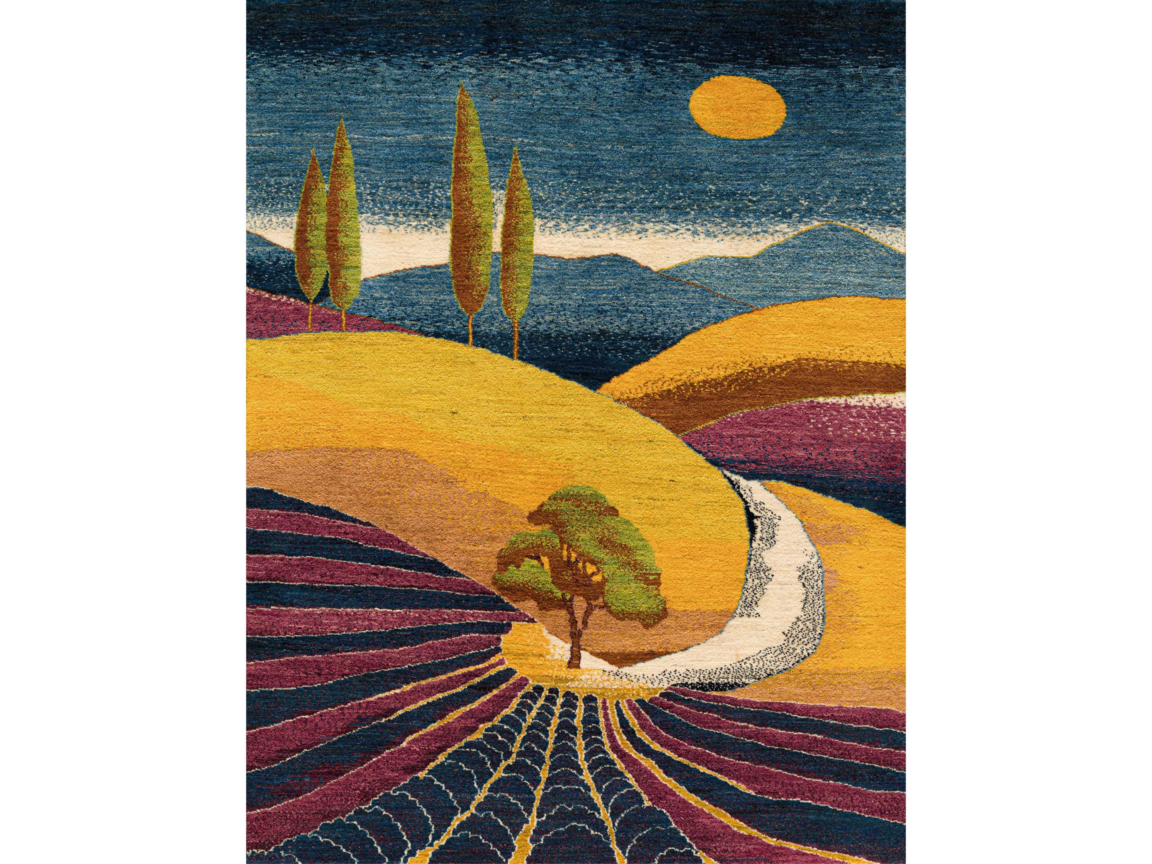 Прямоугольный шерстяной ковер Zollanvari Gabbehs Landscapes ARCH-00111038 - Вид №1