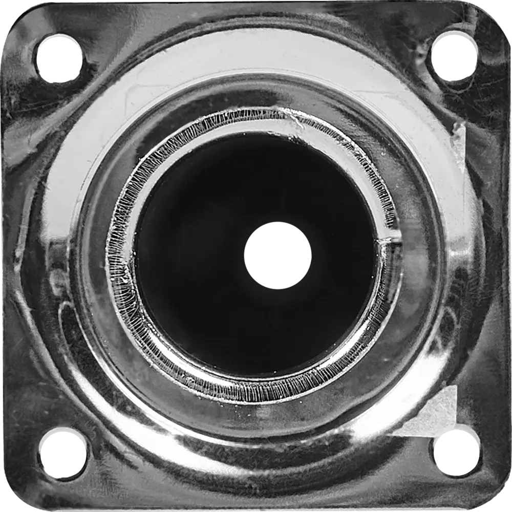 Ножка круглая 400х30 мм сталь  цвет никель Santreyd STLM-2105400 - Вид №3