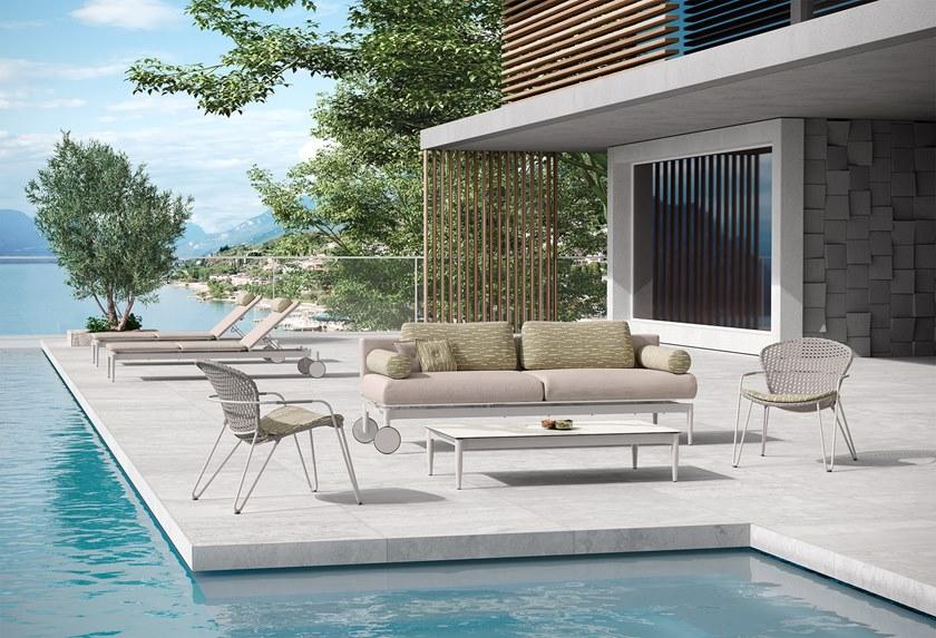 Joli Штабелируемое алюминиевое кресло с подлокотниками Fizz sun-id-1470971 - Вид №4