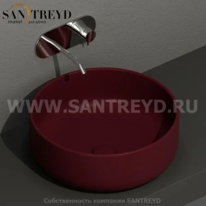430275 Накладная раковина на столешницу  круглая Kerasan Nolita