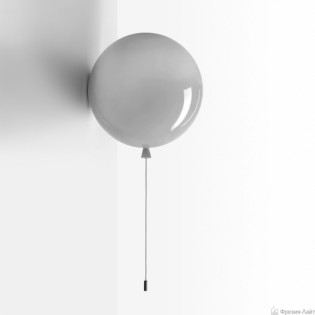 Brokis MEMORY WALL D250 CGC 617 PC 881 настенный светильник воздушный шар серый 107132
