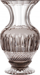 10651507 St. Louis Ваза St. Louis "Томми" 25см (серая) Хрусталь