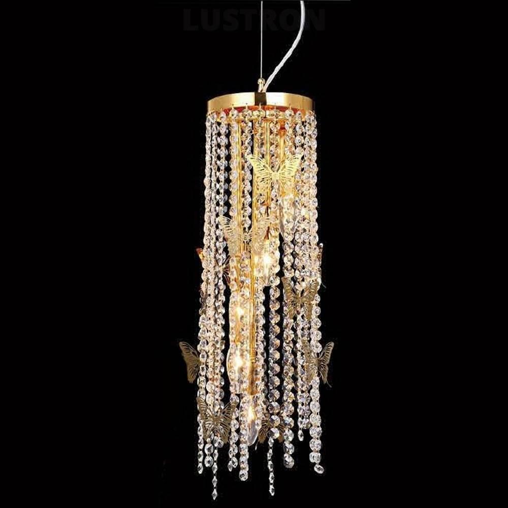 Подвесной светильник Crystal Lux Bloom SP Gold CRYSTAL LUX BLOOM 071393 Прозрачный;серебро - Вид №1