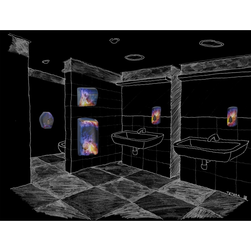 CUH324 UNIQUE SOLID CUT MAGIC LINE механический диспенсер для полотенец Merida  - Вид №2