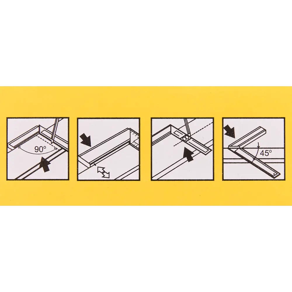 Угольник с подвижной планкой Irwin, 250 мм Santreyd STLM-2071560 - Вид №3