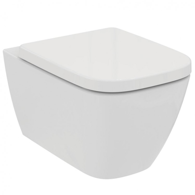 T461401 Подвесной безободковый унитаз с технологией RimLS+ Ideal Standard Ideal Standard i.life B  - Вид №4