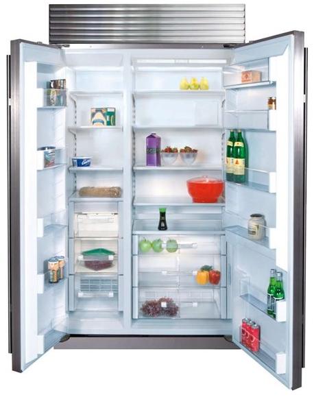 Sub-Zero Американский стальной двухдверный холодильник с морозильной камерой класса а + sun-id-1408615 - Вид №1