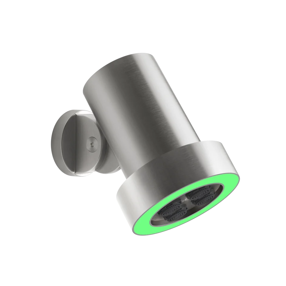 Насадка для душа 57701 239 Gessi Outdoor ПОЧИЩЕННАЯ ЩЕТКОЙ СТАЛЬ 57701239