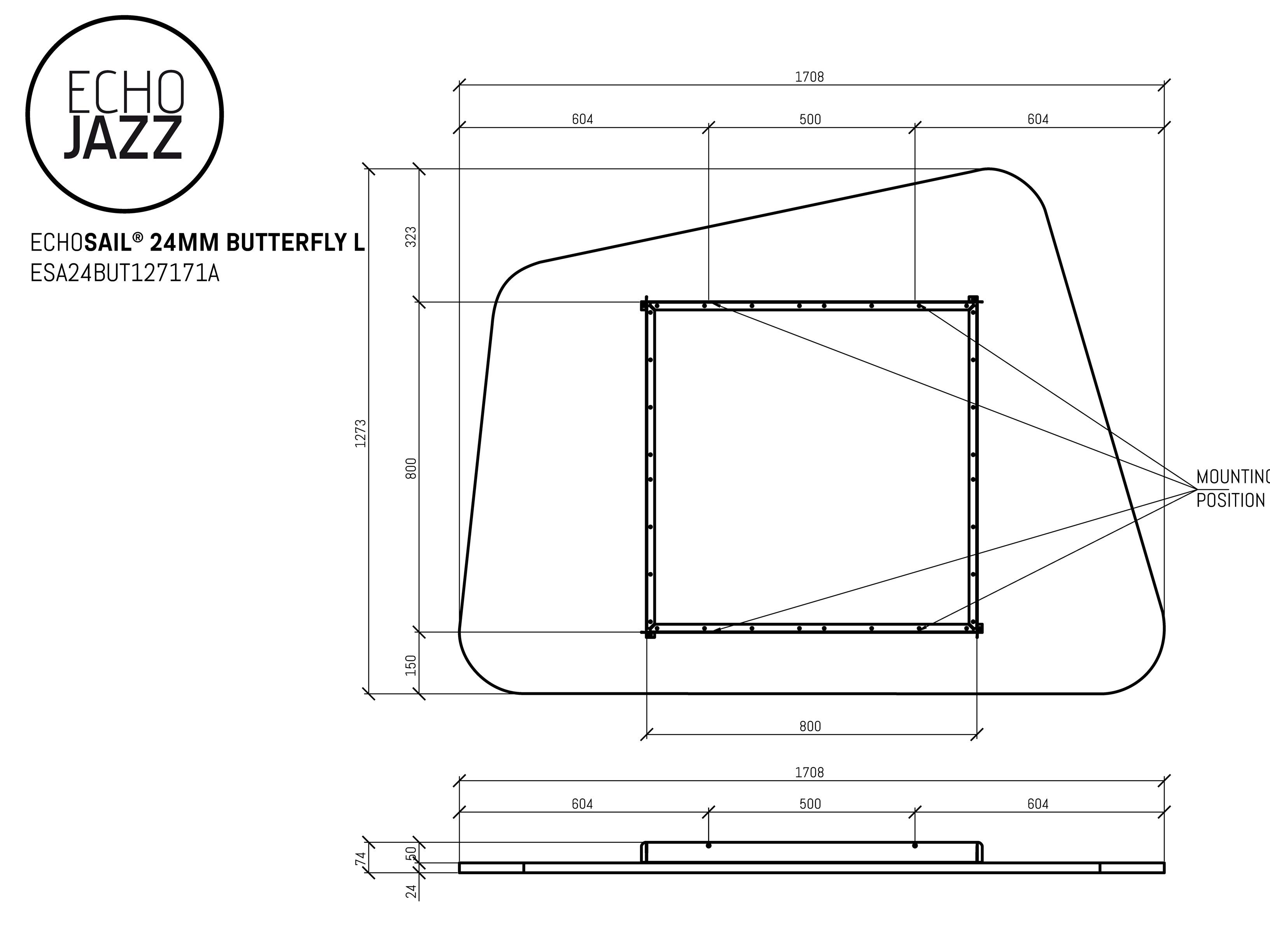 Акустическая подвесная панель из ПЭТ ECHOJAZZ ECHOSAIL® ARCH-00062331 - Вид №12