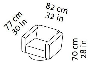 brühl Кожаное кресло с подлокотниками sun-id-1434446 - Вид №2