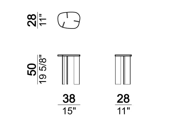 Мраморный журнальный столик Arketipo RUMORS ARCH-00049368 - Вид №6