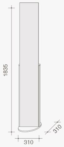 Lema Прямоугольное напольное зеркало sun-id-1386177 - Вид №2