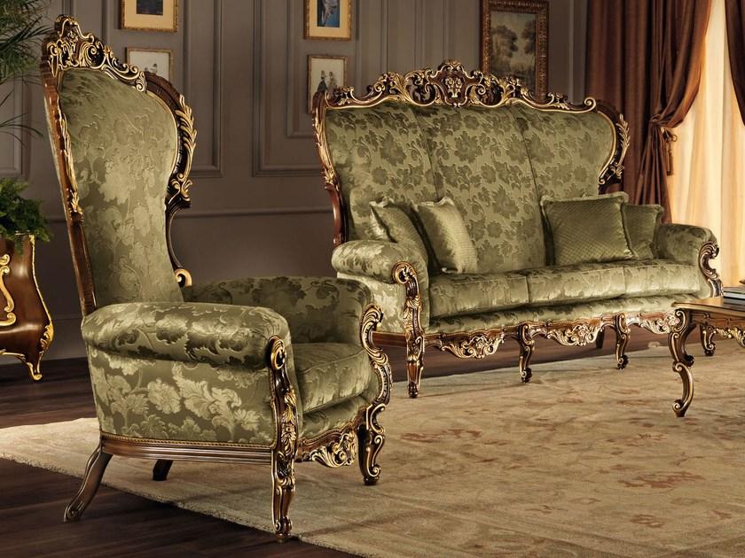 Modenese Gastone Кресло с обивкой из ткани с подлокотниками Villa venezia sun-id-1401536 - Вид №2