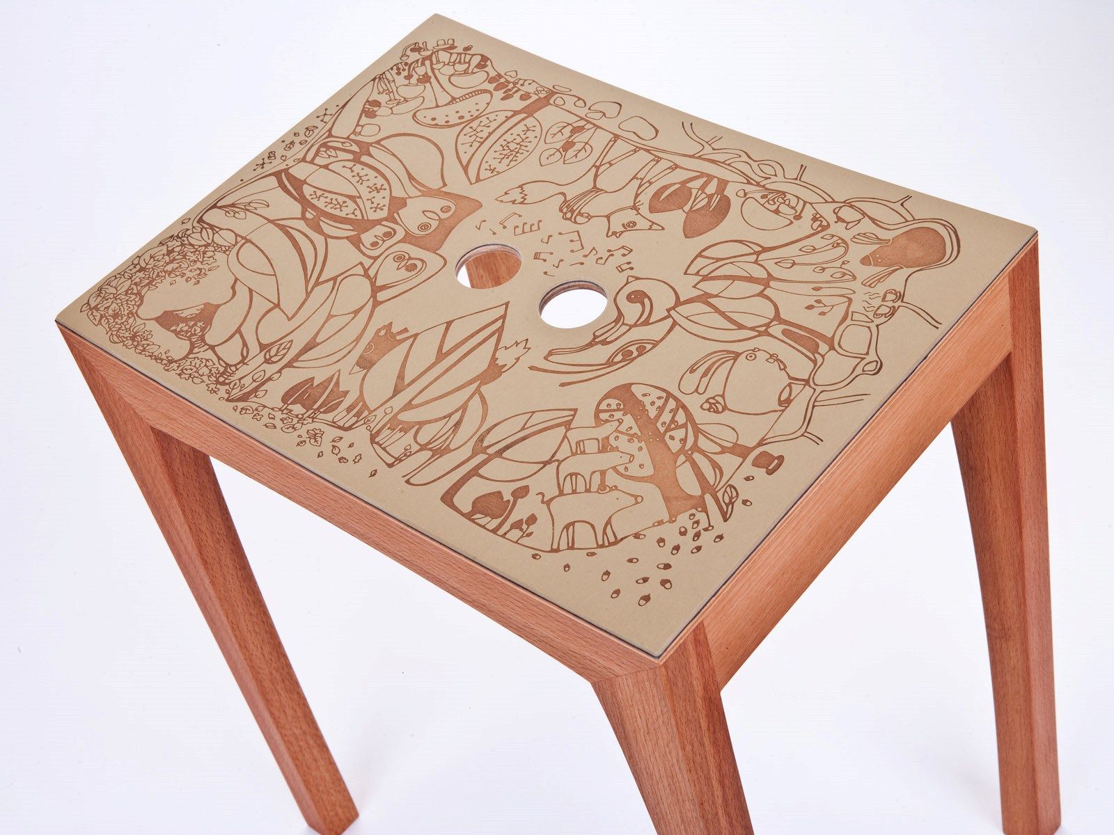 Деревянный низкий стул sixay furniture восемь ARCH-00027411 - Вид №5