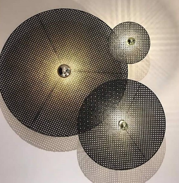 075454 Бра A1053/5 см металл хром + 1125/30 см черный ротанг Aromas del Campo Tan Tan 