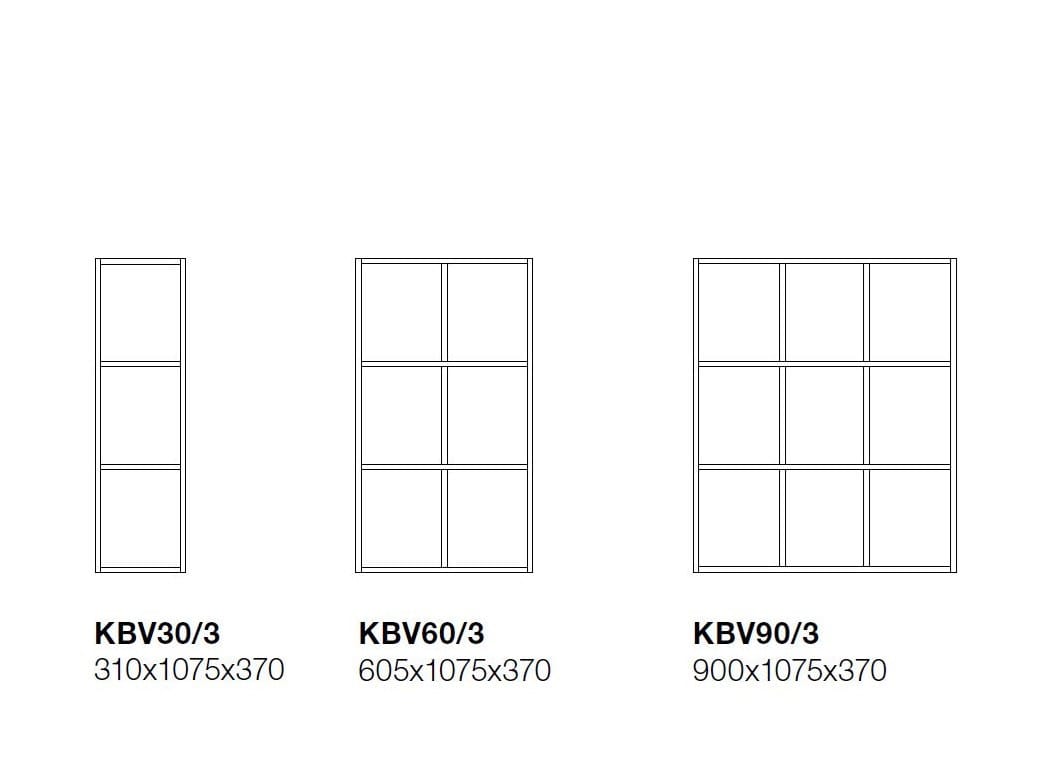 Ламинат с низким дневным офисным книжным шкафом TreCe CombiLine ARCH-00074010 - Вид №6