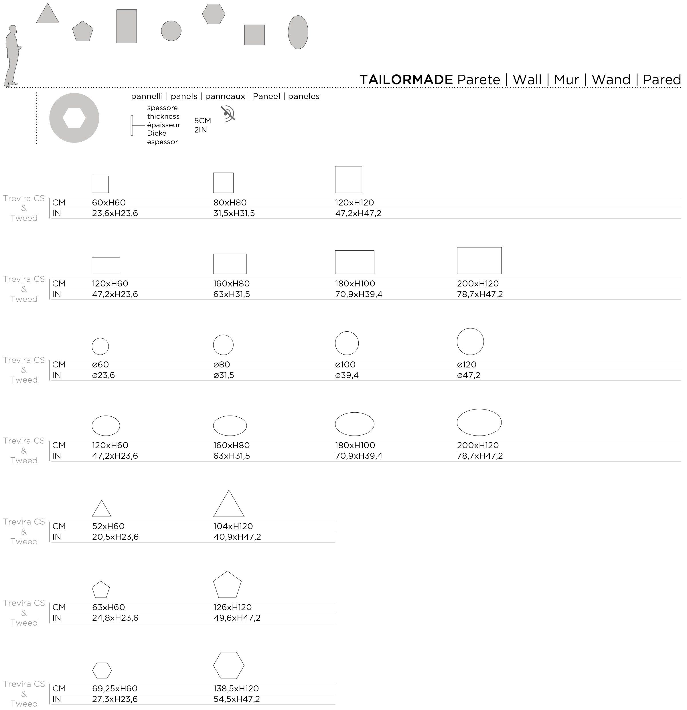 Акустическая панель из полиэфирного волокна Slalom TAILOR MADE ARCH-00030013 - Вид №8
