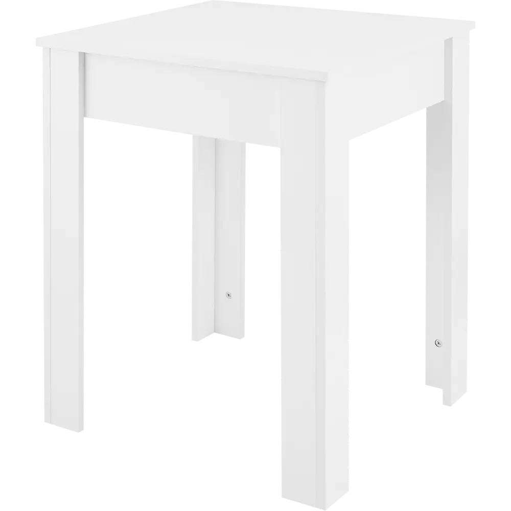 Стол обеденный 58x75 см квадрат ДСП цвет белый Santreyd STLM-2137292 - Вид №7