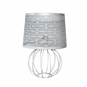 Лампа настольная белая Seven Fires "Карвед" 3910501B SEVEN FIRES КАРВЕД 00-3907830 Белый