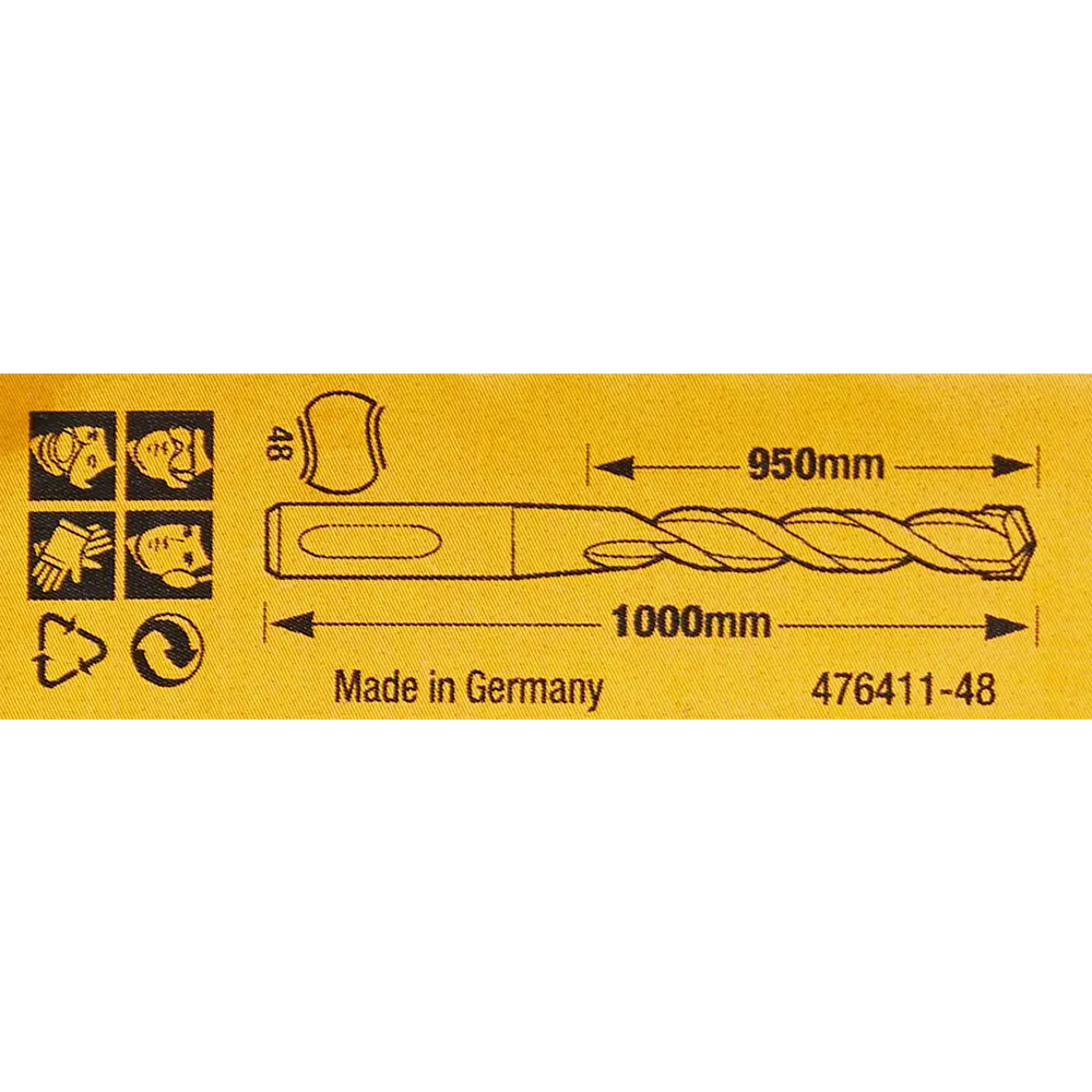 Бур по бетону SDS-plus Dewalt Extreme 2 10x1000 мм 82167245 STLM-2027304  - Вид №4