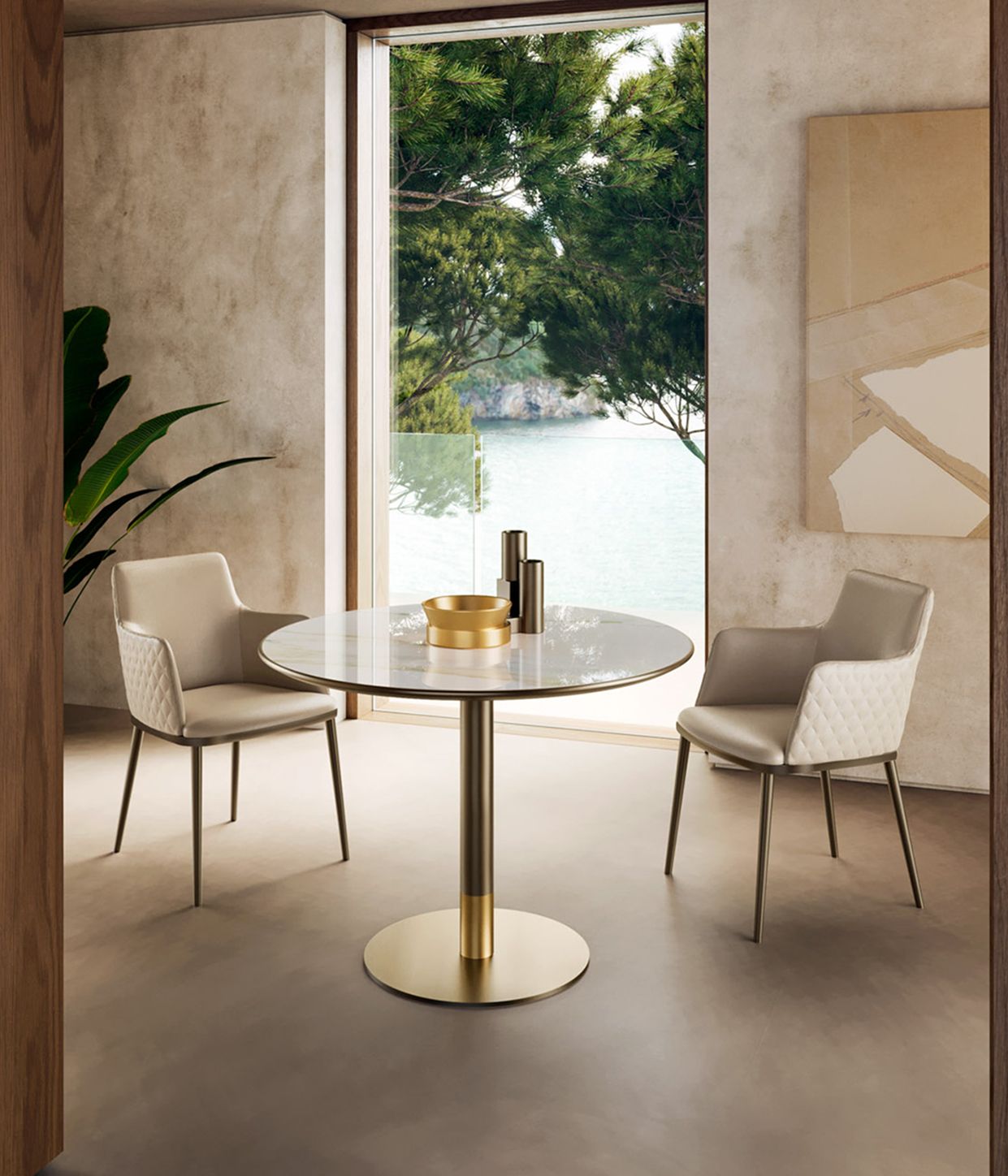 Круглый керамический стол EFORMA Cilindro ARCH-00078724