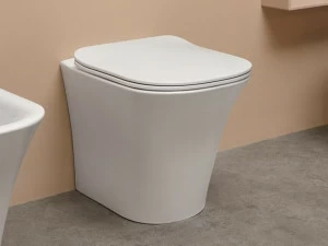 Приставной унитаз напольный Белый Antonio Lupi Design  Италия