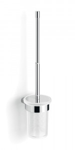 A133/03(13) Gedy G-Azzorre, настенный стеклянный ёрш, цвет хром